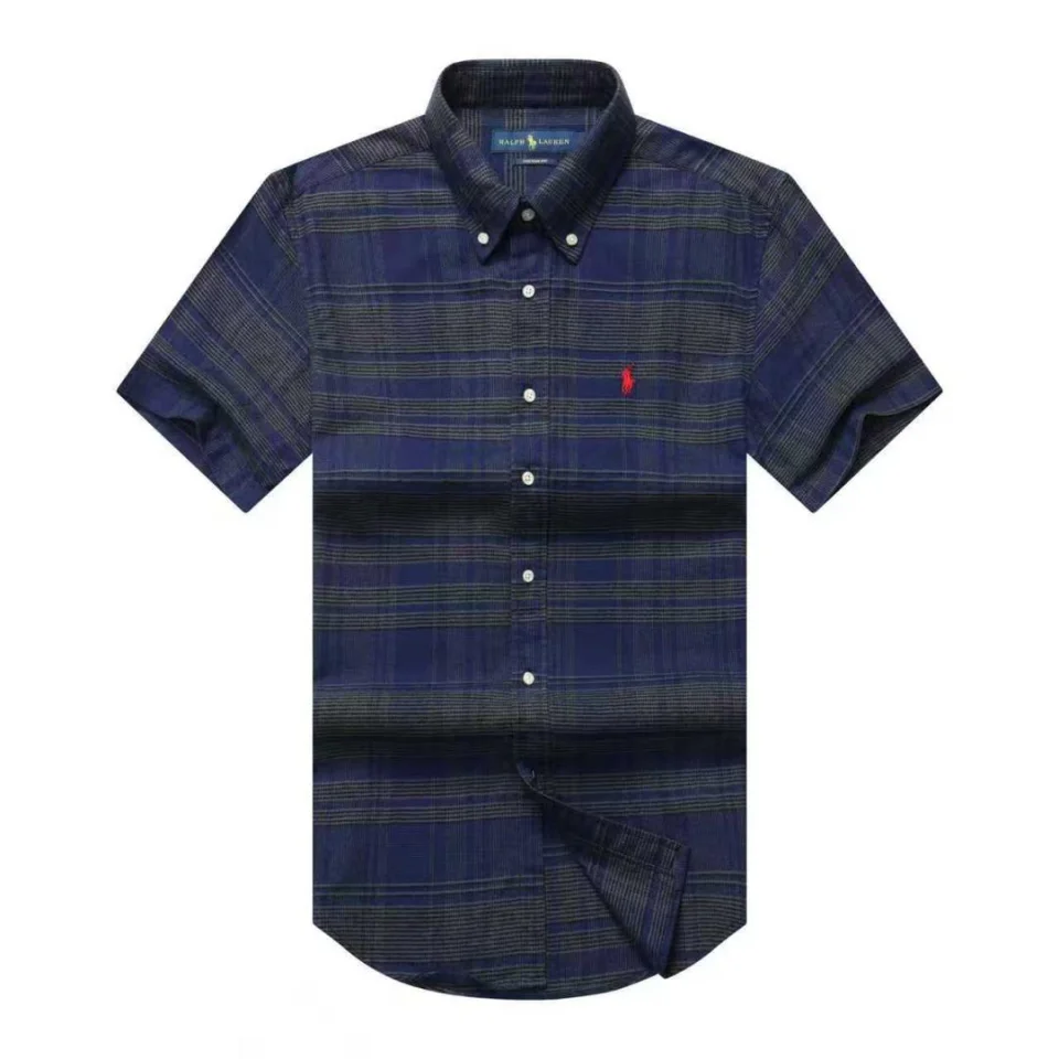 Ralph Lauren Oxford short sleeve checkers shirts