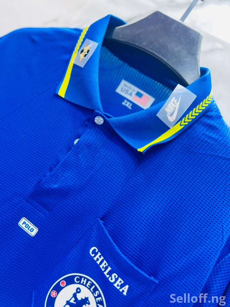 Chelsea 2025 world champions retro polo shirt