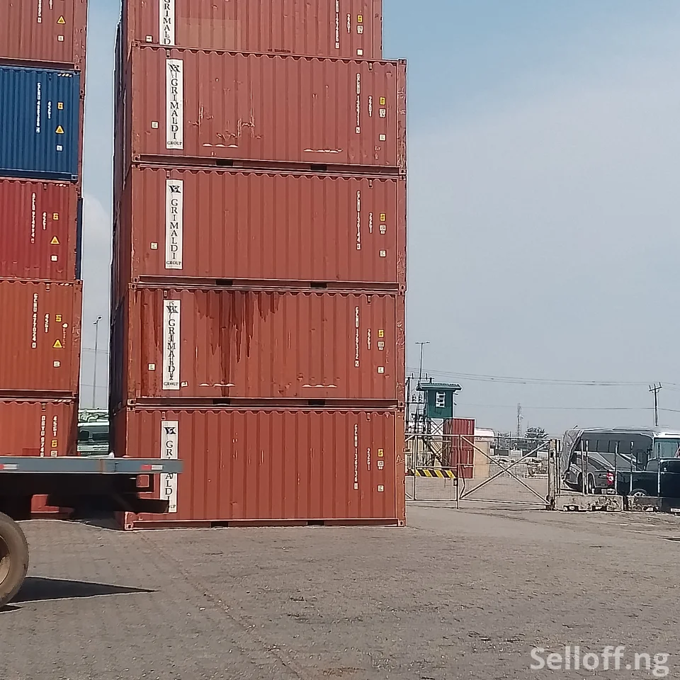 20ft empty containers