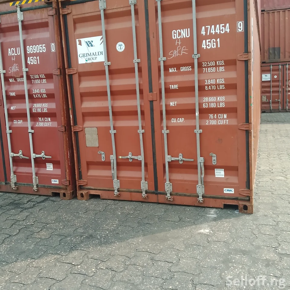 20ft empty containers