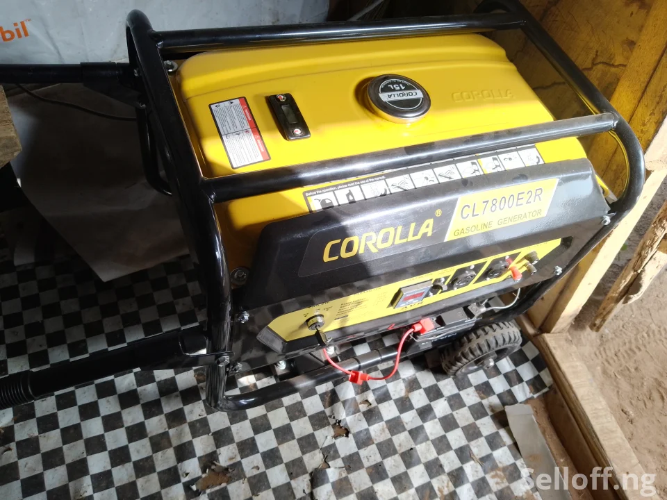 Corolla 3.8kva key starter and remote control generator