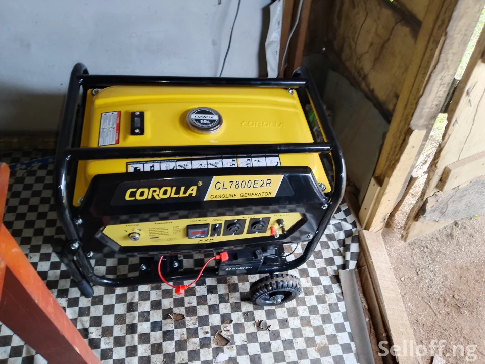 Corolla 3.8kva key starter and remote control generator