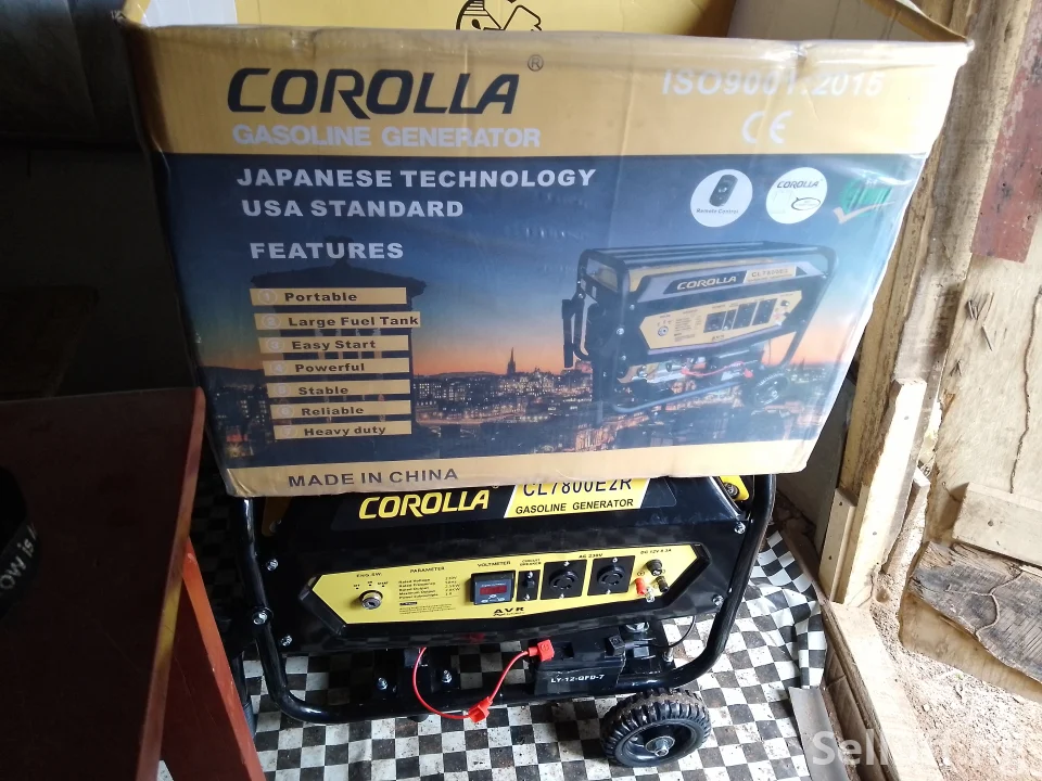Corolla 3.8kva key starter and remote control generator