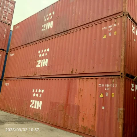Zim 40ft Empty containers