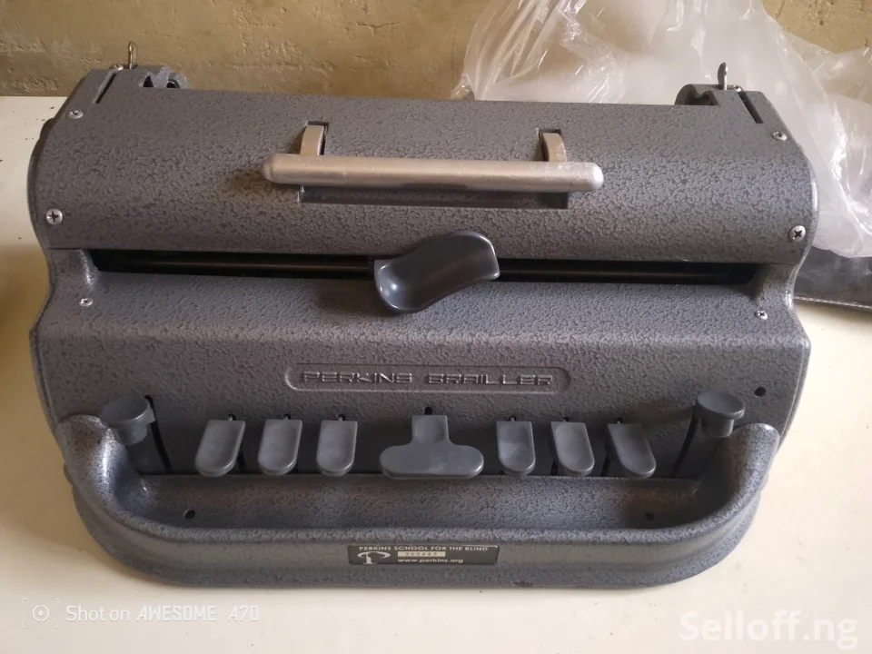 Perkins Brailler (Braille Machine) for the Blind