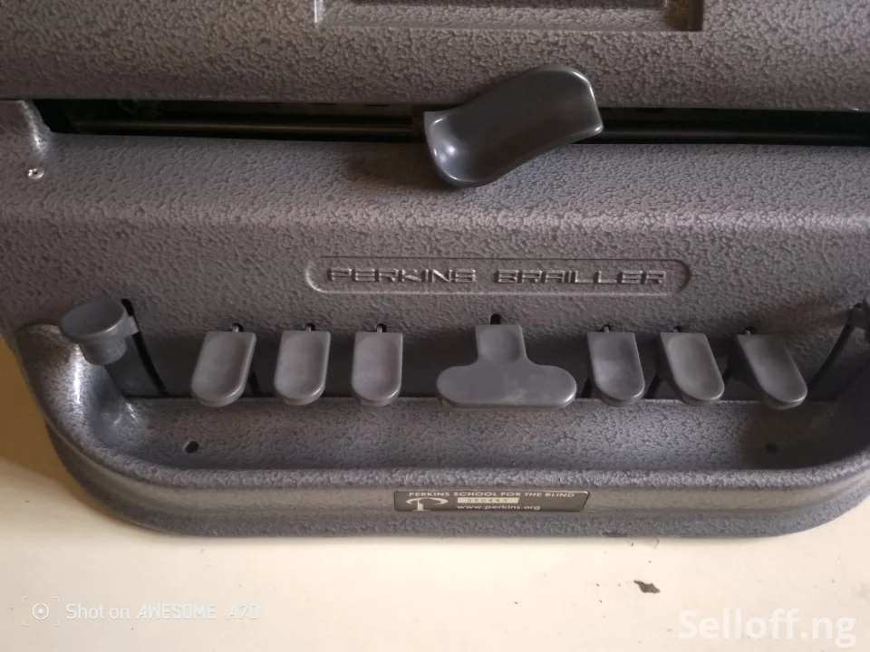 Perkins Brailler (Braille Machine) for the Blind