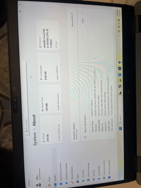 Dell Latitude 5310 Touchscreen 10th Generation Open Box