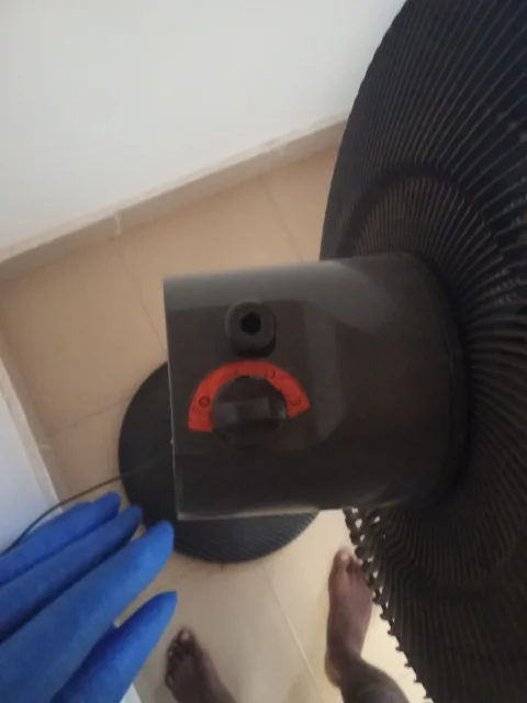 OX 18 Standing Fan Black