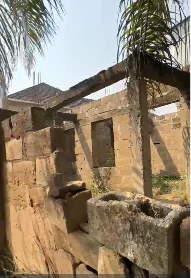 For Sale: Cut Out Half Plot of land with uncompleted 2 bedroom apartment on it.