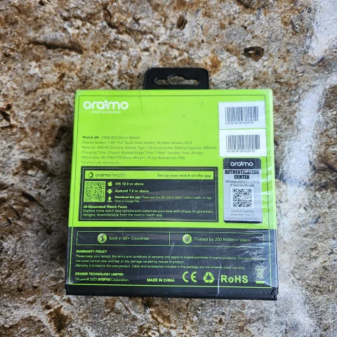 Oraimo smart watch 6R 3