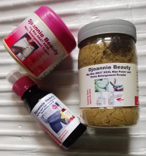 Big Boy AK 47 XXXL Penis Enlargement Oil, Cream and Herbal Powder Tea Combo