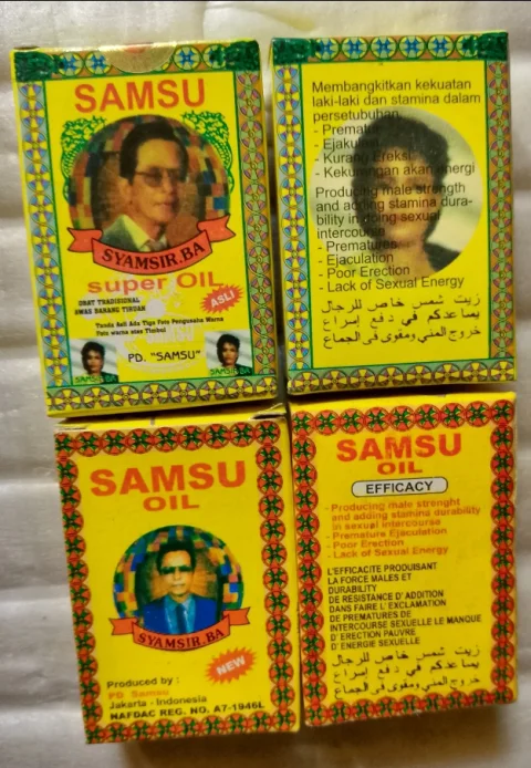 3 Bottles Samsu Oil for Premature Ejaculation and Last Longer