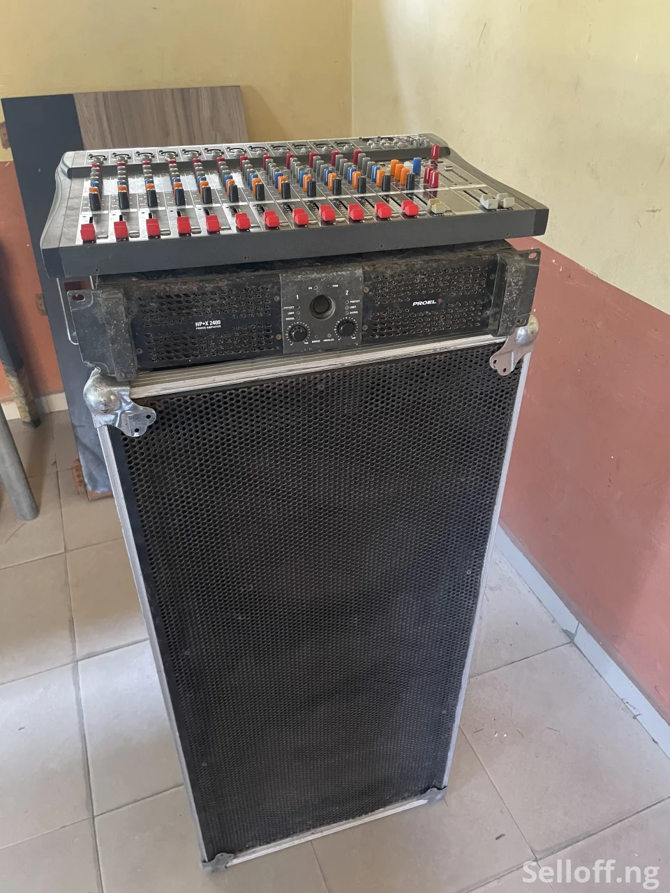 Complete PA system Bundle (Yamaha Mixer, Proel, Full range speaker)