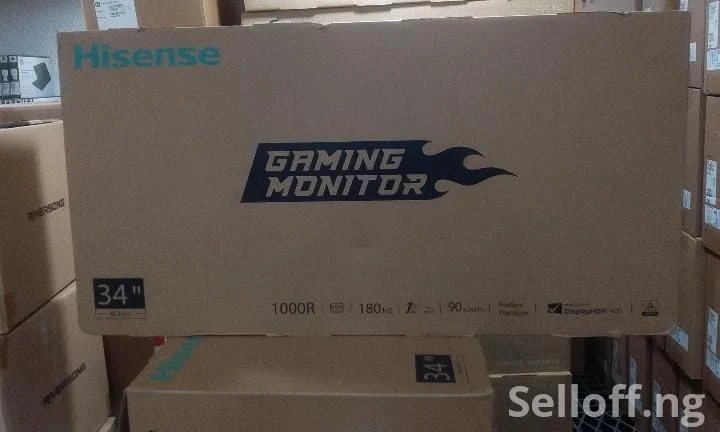 HISENSE 34 INCH CURVED DISPLAY GAMING MONITOR