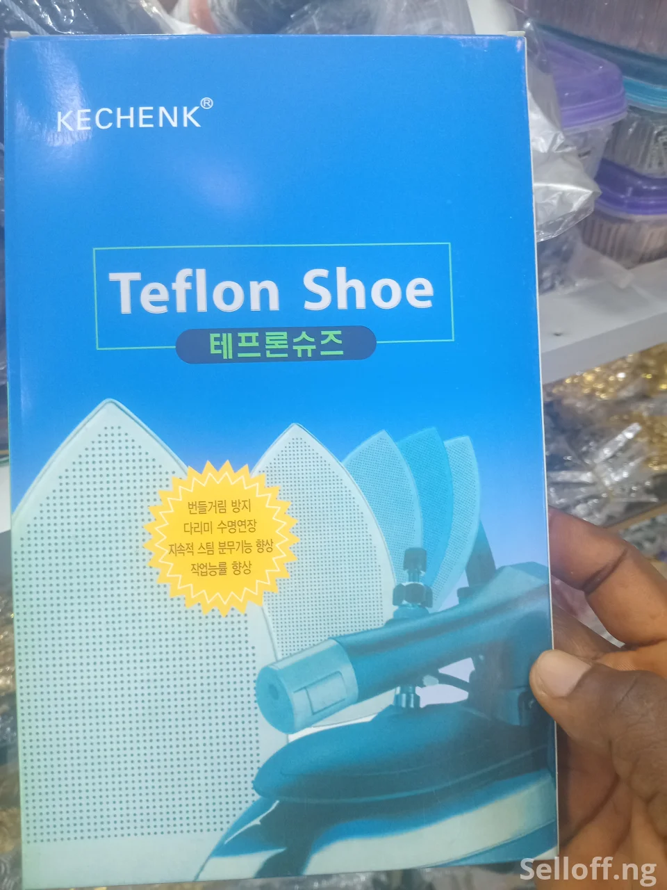 Iron Teflone shoe