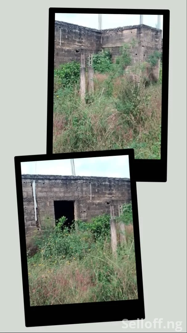 Distress Sales: A 1209sqm Land size with a carcass building structure on it.