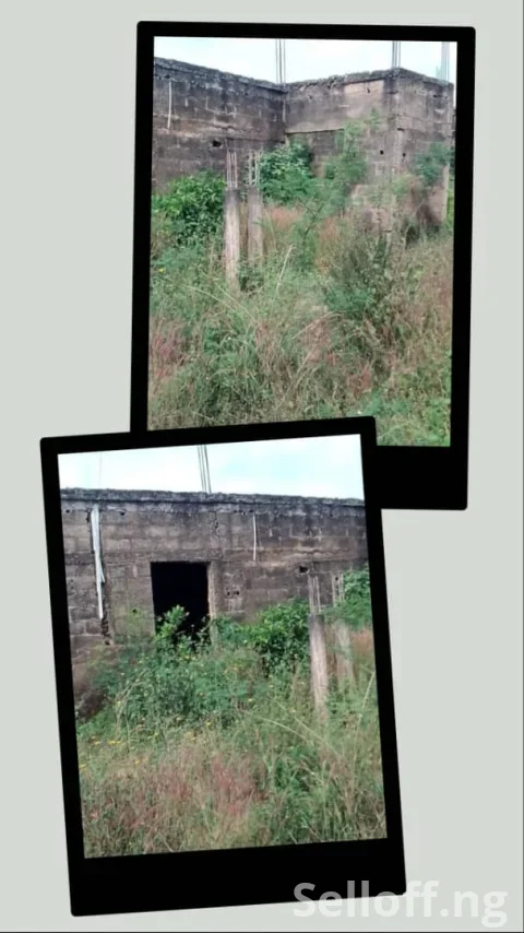 Distress Sales: A 1209sqm Land size with a carcass building structure on it.