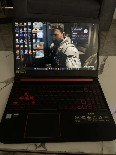 Acer Nitro 5 RTX 2060 6GB Dedicated video