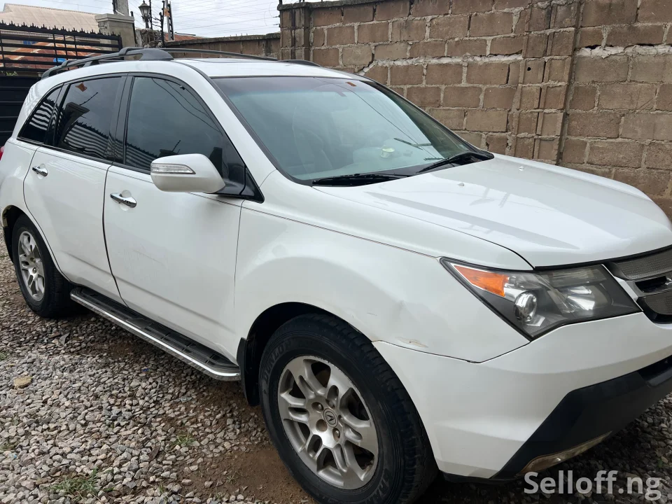 Neat Acura MDX SUV 4dr AWD (3.7 6cyl 5A) 2008 White