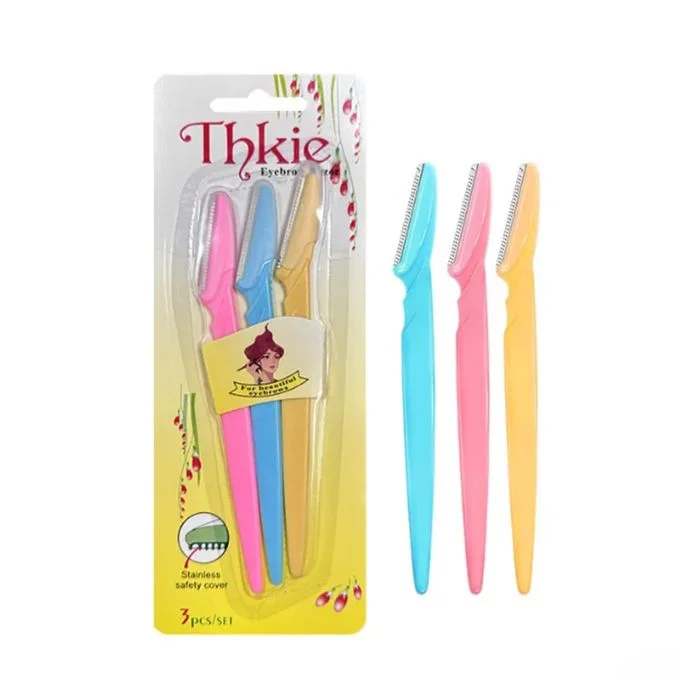 Tinkle 3-in-1 Eyebrow Shaper (Precision Razor Set for Eyebrows & Facial Hair)