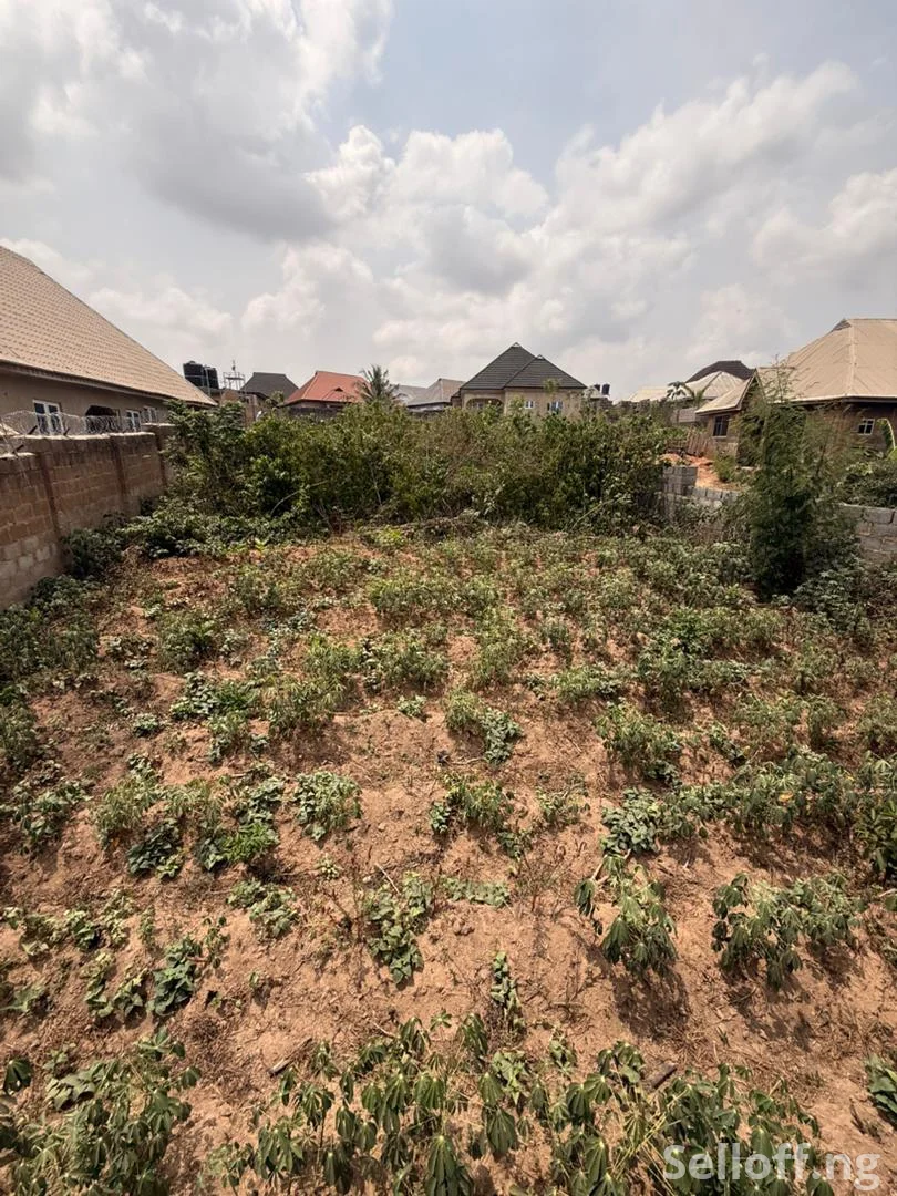 For Sale : A fenced plot of land at Ologolo Estate