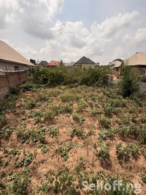 For Sale : A fenced plot of land at Ologolo Estate