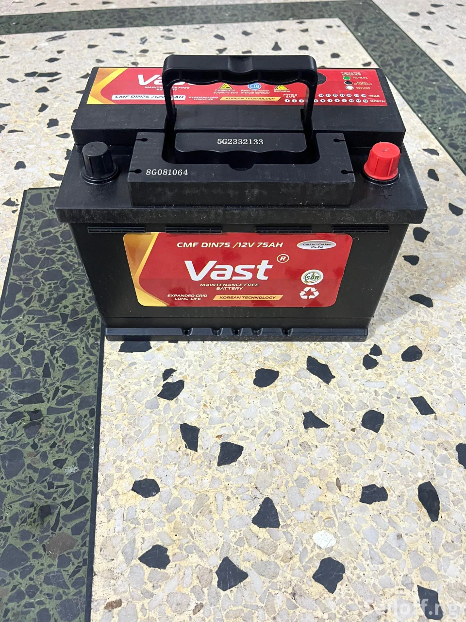 New 12v 75AH Vast car battery
