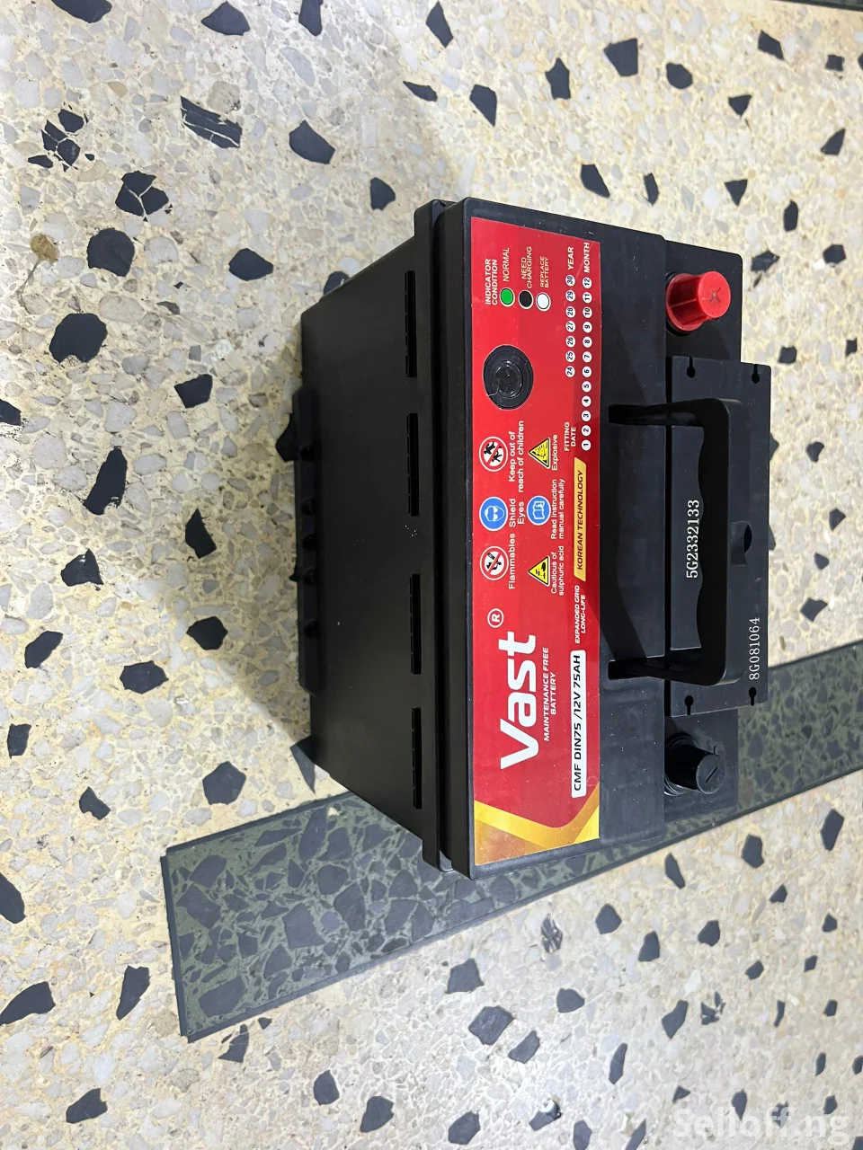 New 12v 75AH Vast car battery