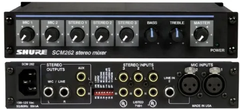 Shure Audio Mixer
