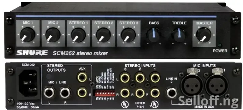 Shure Audio Mixer