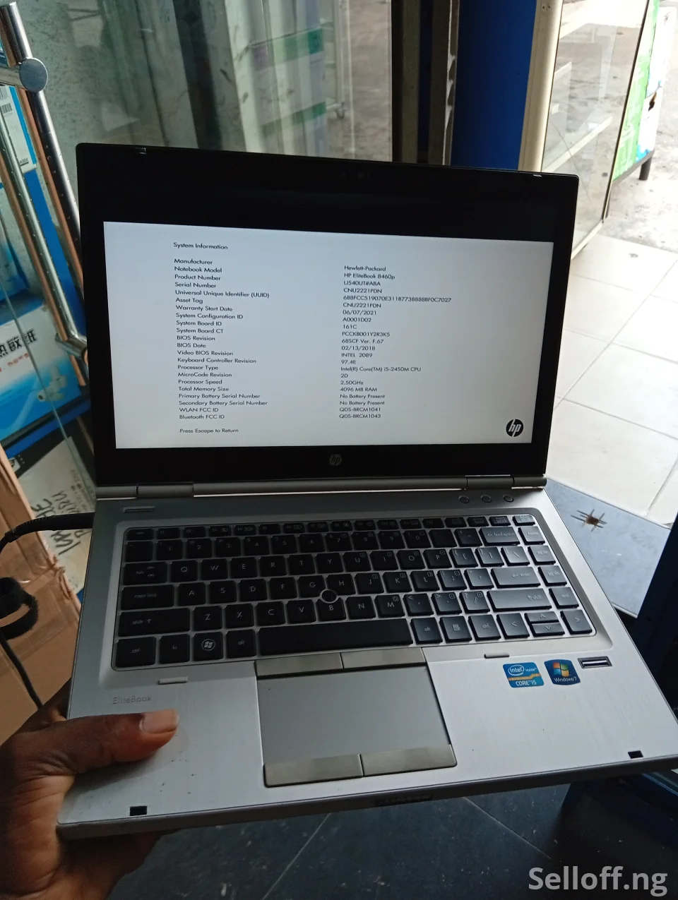 HP 8470p core i5 laptop