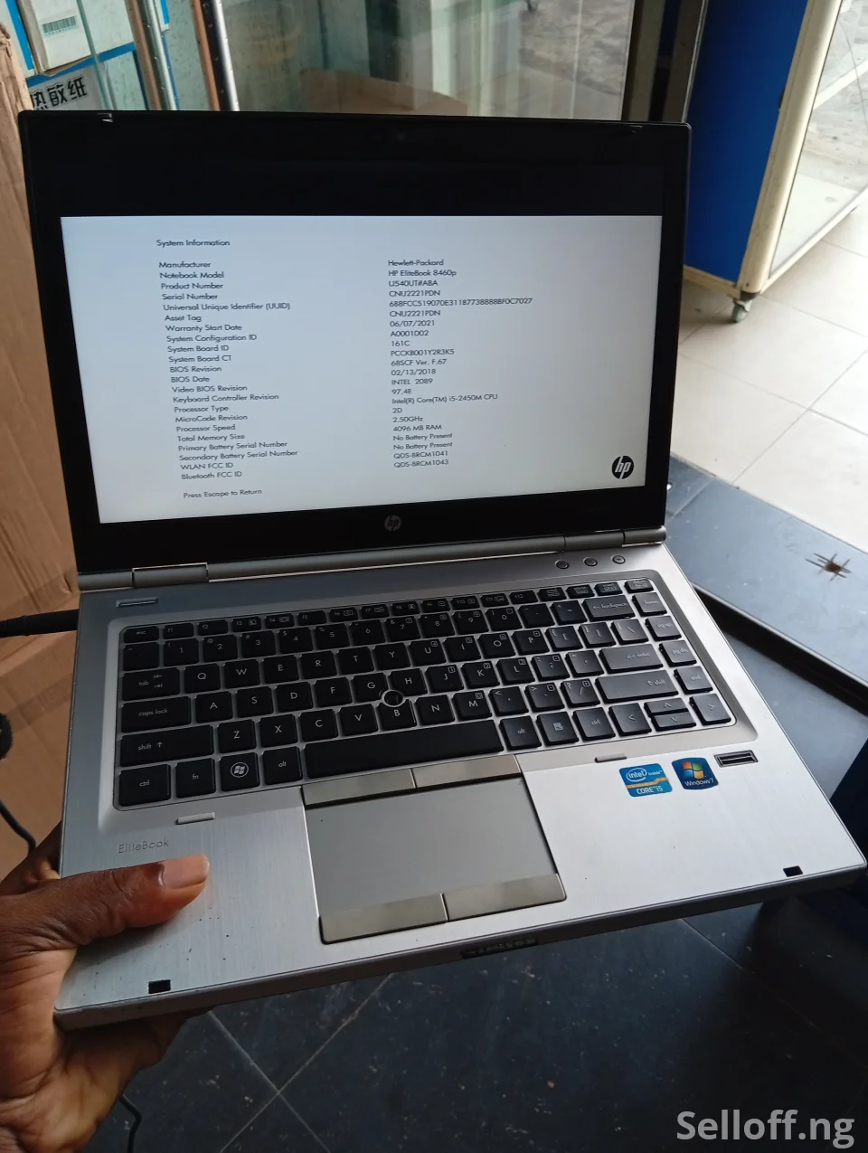 HP 8470p core i5 laptop