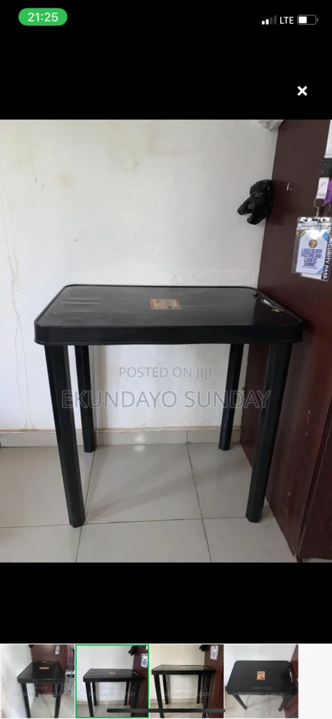 Plastic black table