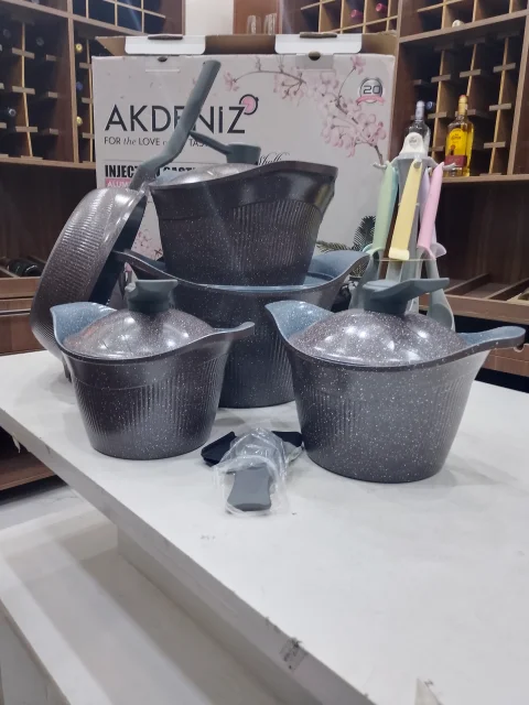 304 Stainless Steel Induction Base Pot Set 7
