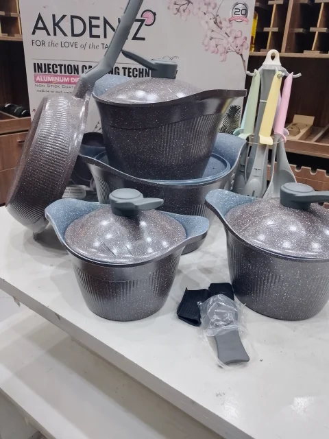 304 Stainless Steel Induction Base Pot Set 5