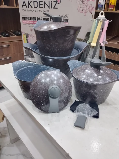 304 Stainless Steel Induction Base Pot Set 3