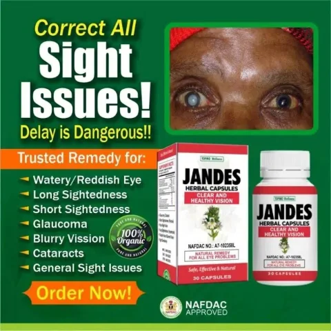 JANDES HERBAL CAPSULE (NATURAL REMEDY FOR ALL EYE PROBLEMS)