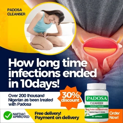 PADOSA HERBAL CAPSULE (Flush Out All Kind of Infections)