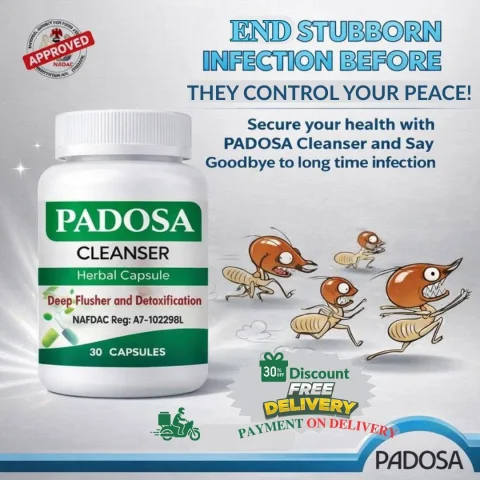 PADOSA HERBAL CAPSULE (Flush Out All Kind of Infections) 5