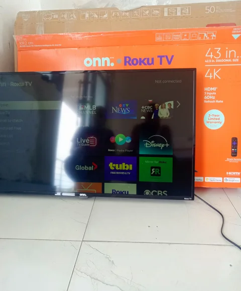 Foreign Used 43" Roku UHD LED Smart TV