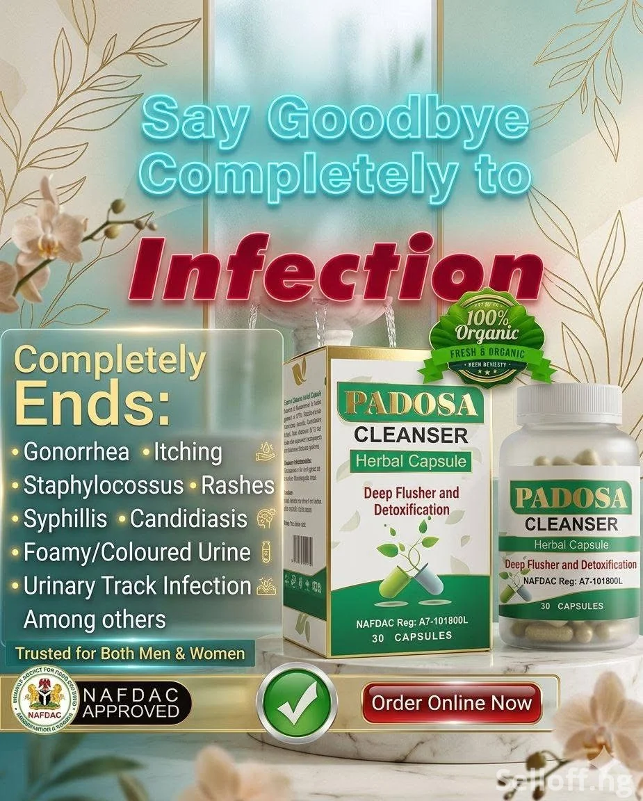 PADOSA HERBAL CAPSULE (Flush Out All Kind of Infections)