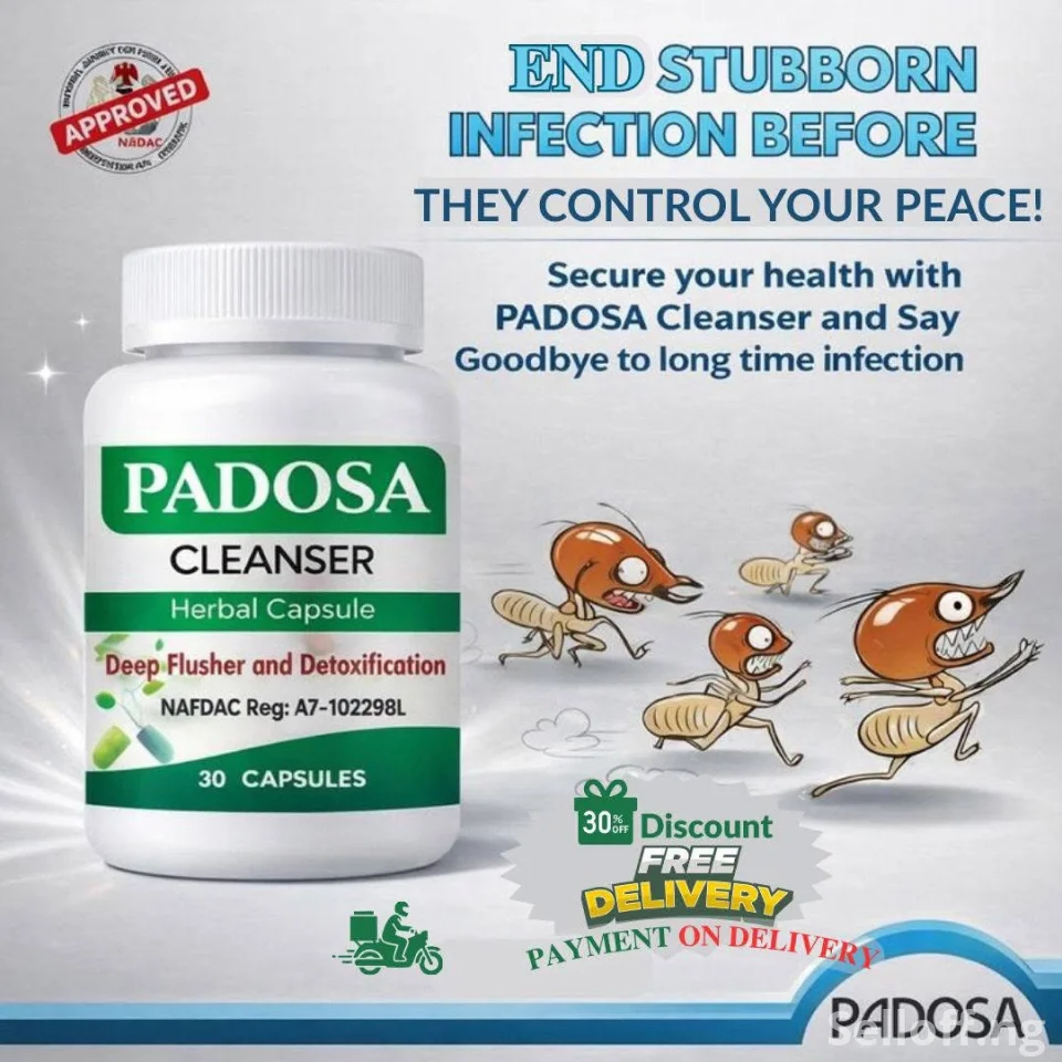 PADOSA HERBAL CAPSULE (Flush Out All Kind of Infections)