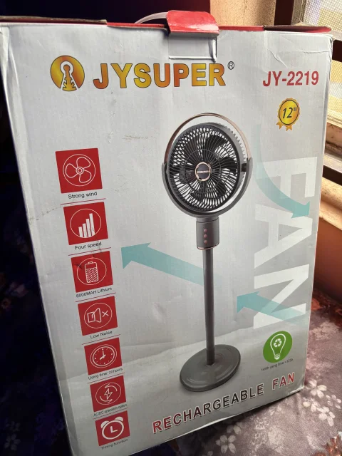 JYSUPER Rechargeable Fan