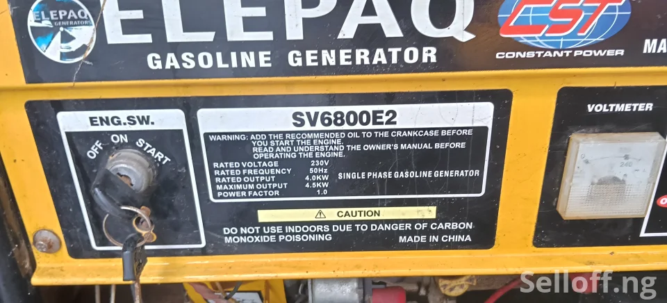 4.5Kva Elepaq Generaror