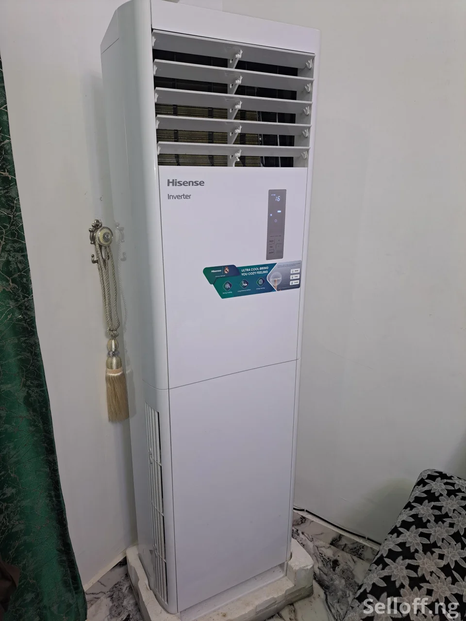 Hisense 2.0 HP (2 Ton) Floor Standing Inverter Air Conditioner.