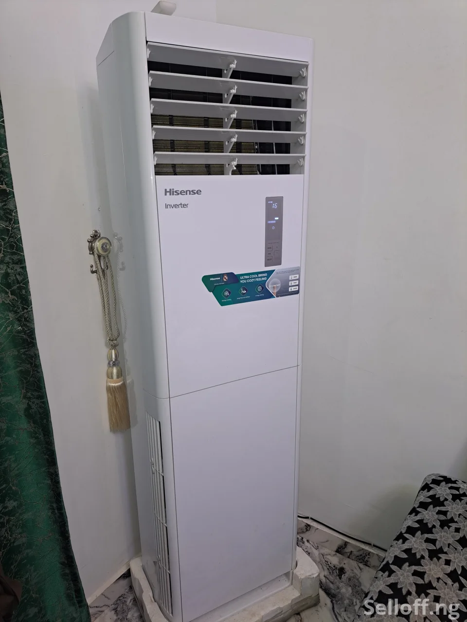 Hisense 2.0 HP (2 Ton) Floor Standing Inverter Air Conditioner.